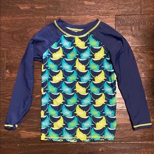 Hatley Kids Swim Long Sleeve Rash Guard Friendly Rays Size 6